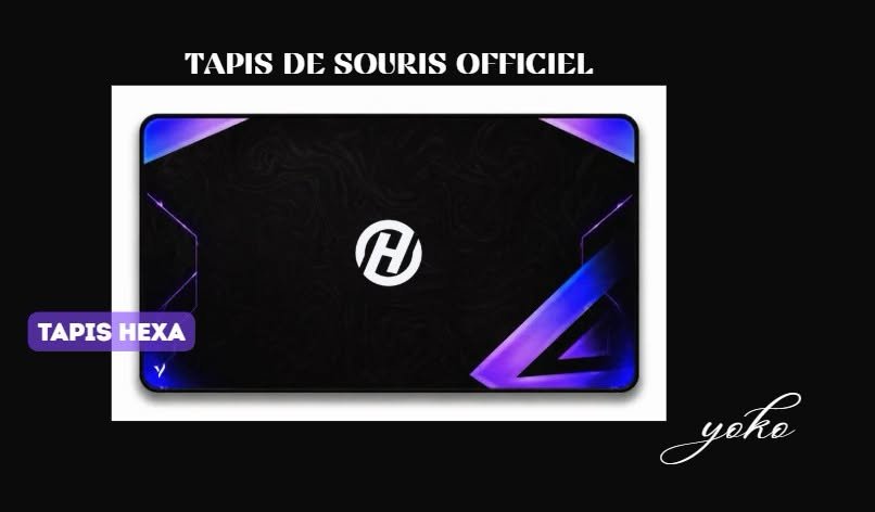 Tapis de souris Hexa